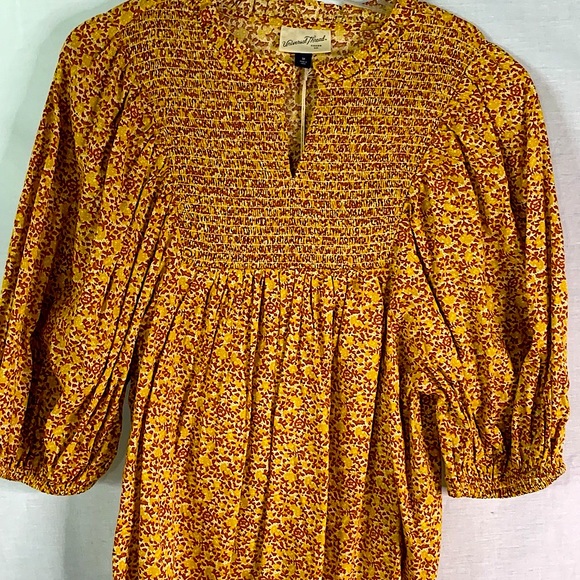 Universal Thread Top Puff Sleeve Prairie Shirt New with Tags Size XS - Picture 15 of 15
